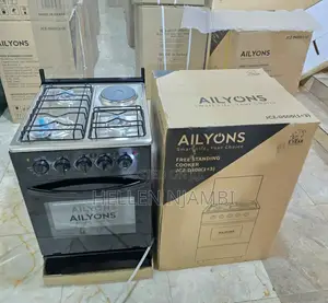 50*55 Ailyons 3gas+1 Electric Plate Standing Cooker