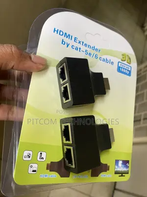 Splitter Adapter HDMI to 2 RJ45 Adapter