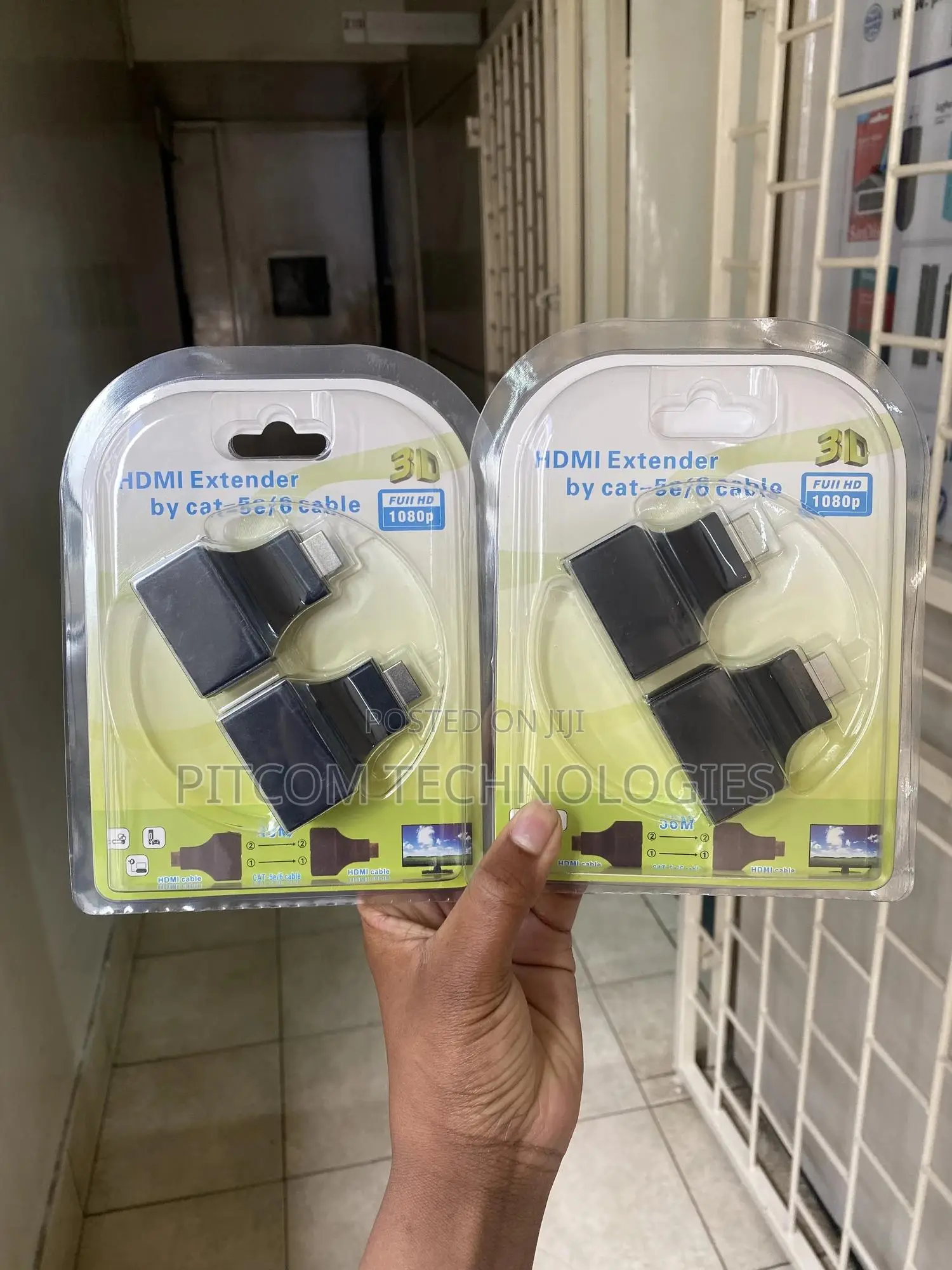 Splitter Adapter HDMI to 2 RJ45 Adapter