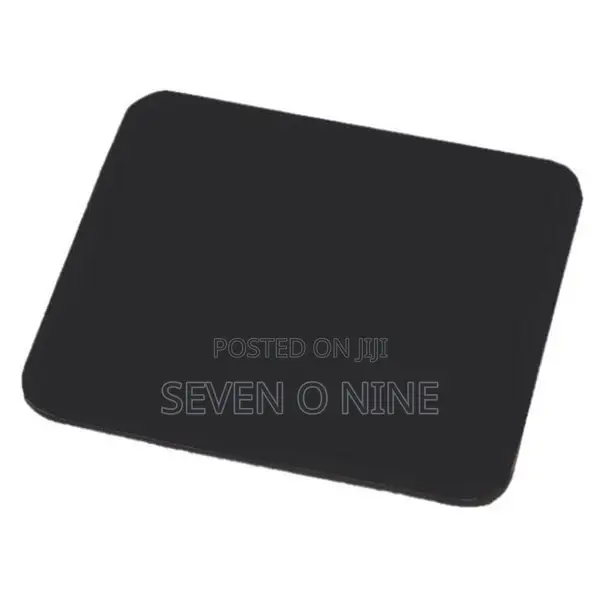Mouse Pad Plain Black for Office Desk