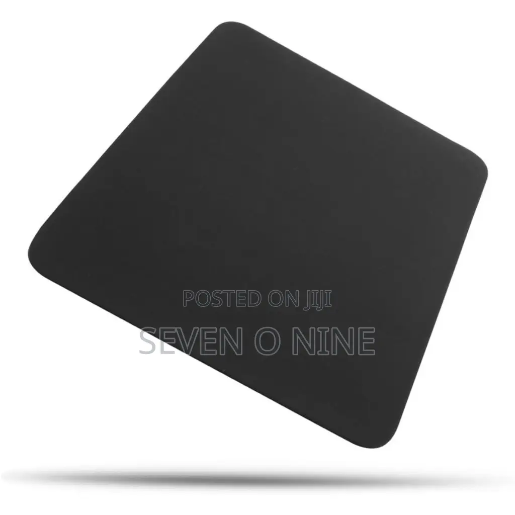 Mouse Pad Plain Black for Office Desk