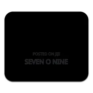 Mouse Pad Plain Black for Office Desk