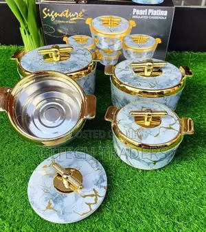 Pearl Platina 
 Hot Pot Set of 4