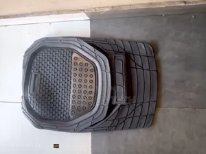 Luxury 5pc Car Floor Mats With Silver Patch ,Anti-Slip