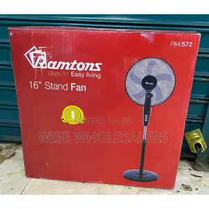 Ramtons Rm/572 – Black Standing Fan Available