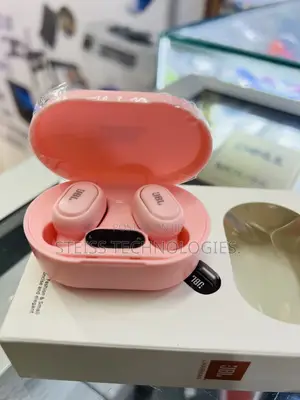 Pink JBL Wireless Earbuds