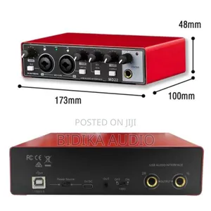 Audio Interface for Recording Portable Sound Card