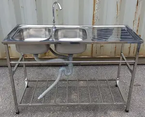 Stainless Steel Double Sinks