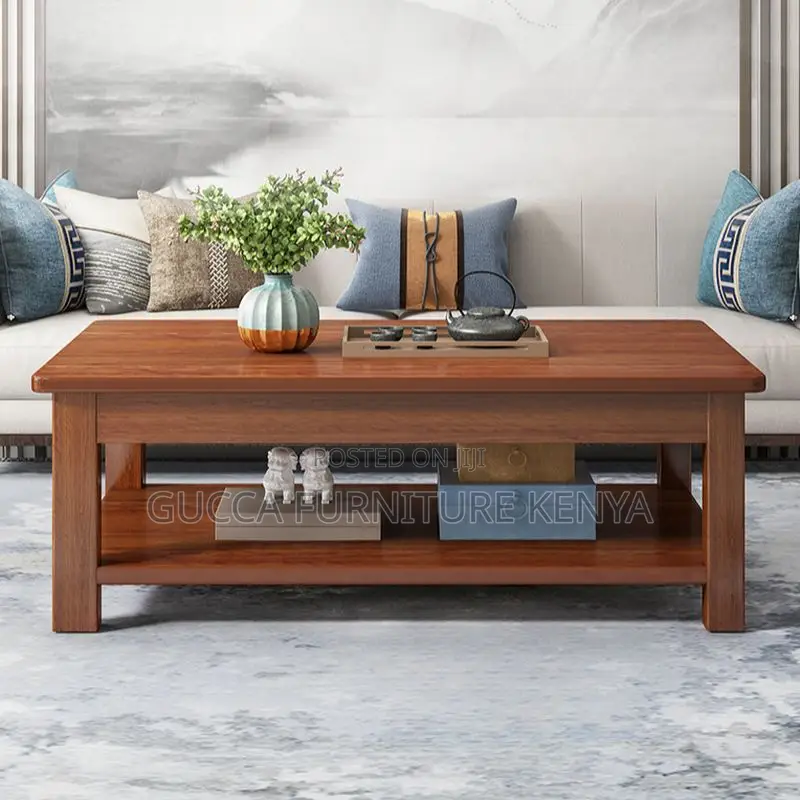 Coffee Tables:Office Auburn Rectangular Wood Coffee Table