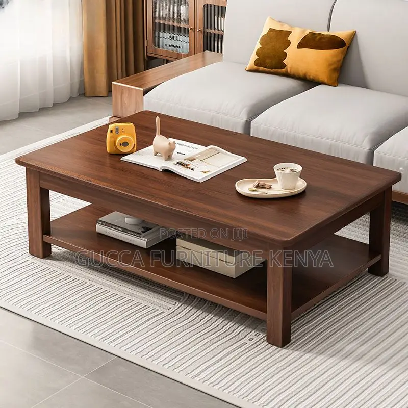 Coffee Tables:Office Auburn Rectangular Wood Coffee Table