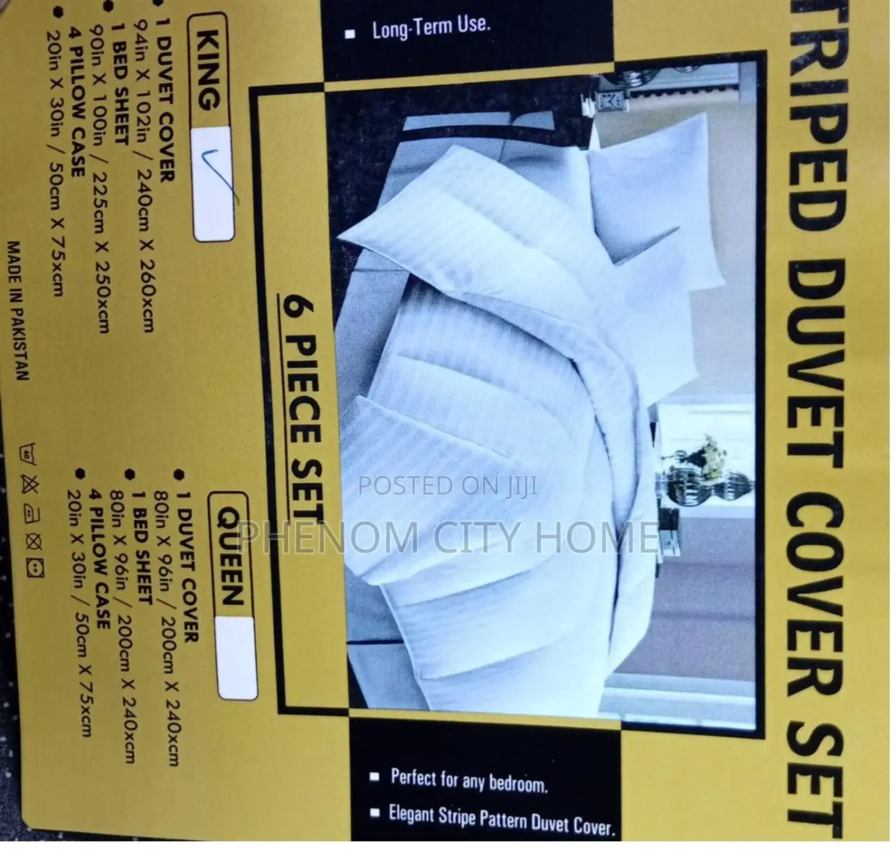 Extra King Size Hite Duvet Cover Available
