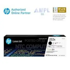 Hp 222a Black Original Laserjet Toner Cartridge (W2220a)
