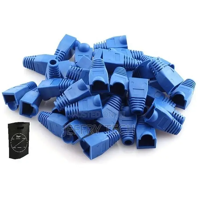 Rj45 Adapter Cap Ethernet Plugs Cover Mini Crystal 100 PCS