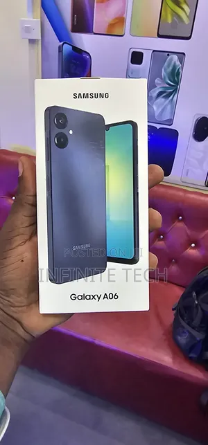 New Samsung Galaxy A06 128 GB Black