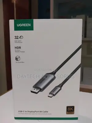Ugreen Usb-C to Displayport Connectors 2m Long