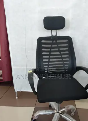 Secretarial Mesh Office Chair With Headrest C-06