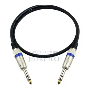 6.35mm Connector Male to Male Stereo Audio Cable