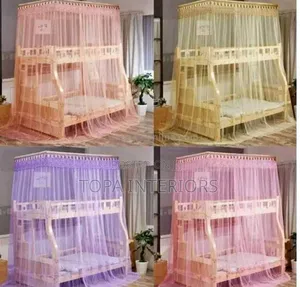 Elegant Mosquito Nets for Double Decker Beds Top Square Nets
