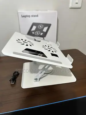Rotating Laptop Stand With Fan