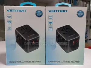 Vention Universal Travel 20w International Travel Adapter
