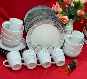 24 PCS Hot
Ceramic Dinner Set 
-