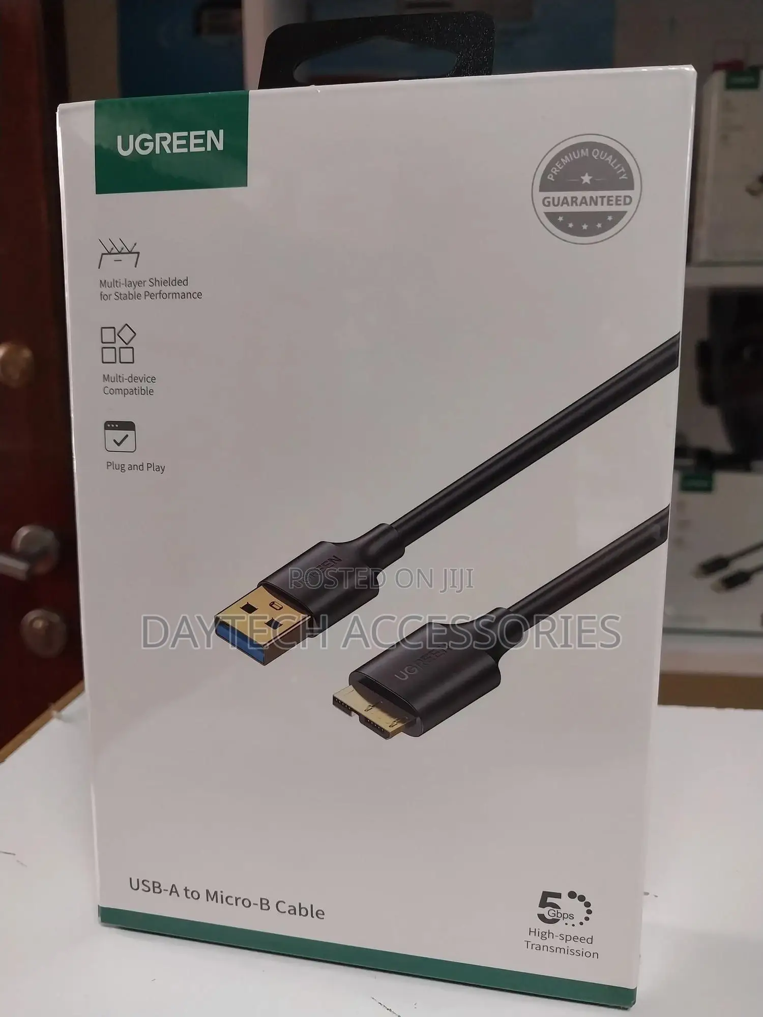 Ugreen Hard Drive Cable Usb 3.0 to Micro B 5gbps 3a HDD