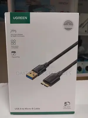 Ugreen Hard Drive Cable Usb 3.0 to Micro B 5gbps 3a HDD
