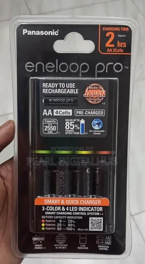 Panasonic Eneloop Pro Aa 4 Cells Charger