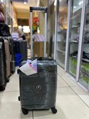 Black Small Height 56cm -Rubber Luggage Suitcases at 3000