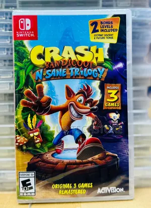 Crash Bandicoot N.Sane Trilogy Nintendo Switch New Game