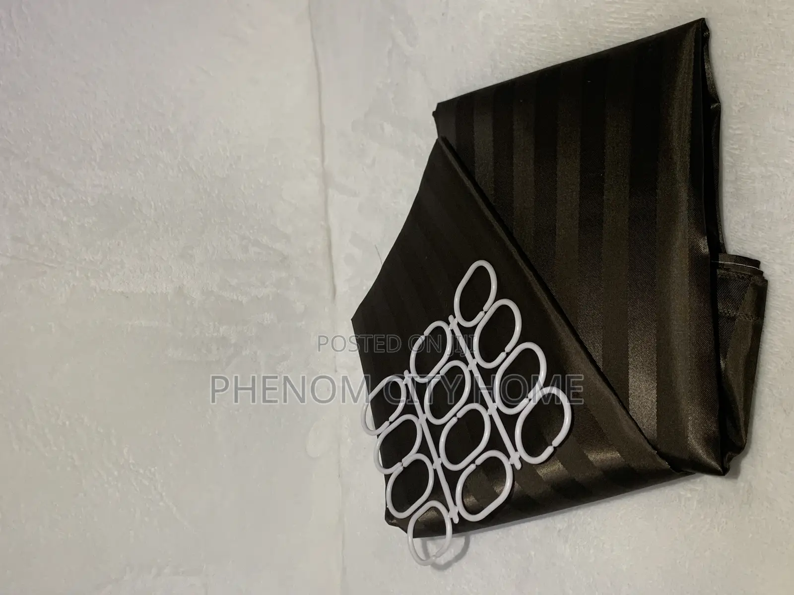 Black Polyester Quality Shower Curtains
