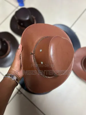 Unisex Adult Cowboy Hats (Leather Material At 800 Kes