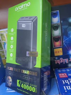 Powerbank.Oraimo 40000 Mah.Charge Your Phone Up to 8 Times