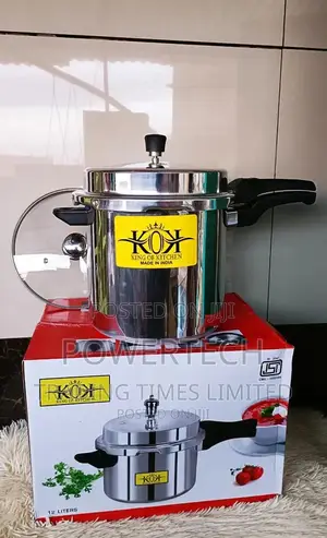 2 in 1 Pressure Cooker With One Handle 12 Litres