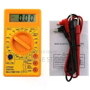 Digital Multimeter With Probe Wire
