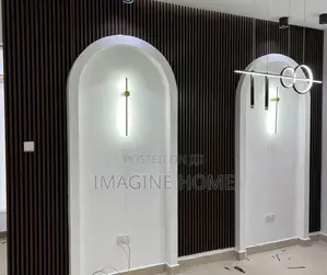 Black WPC Fluted Wall Panels