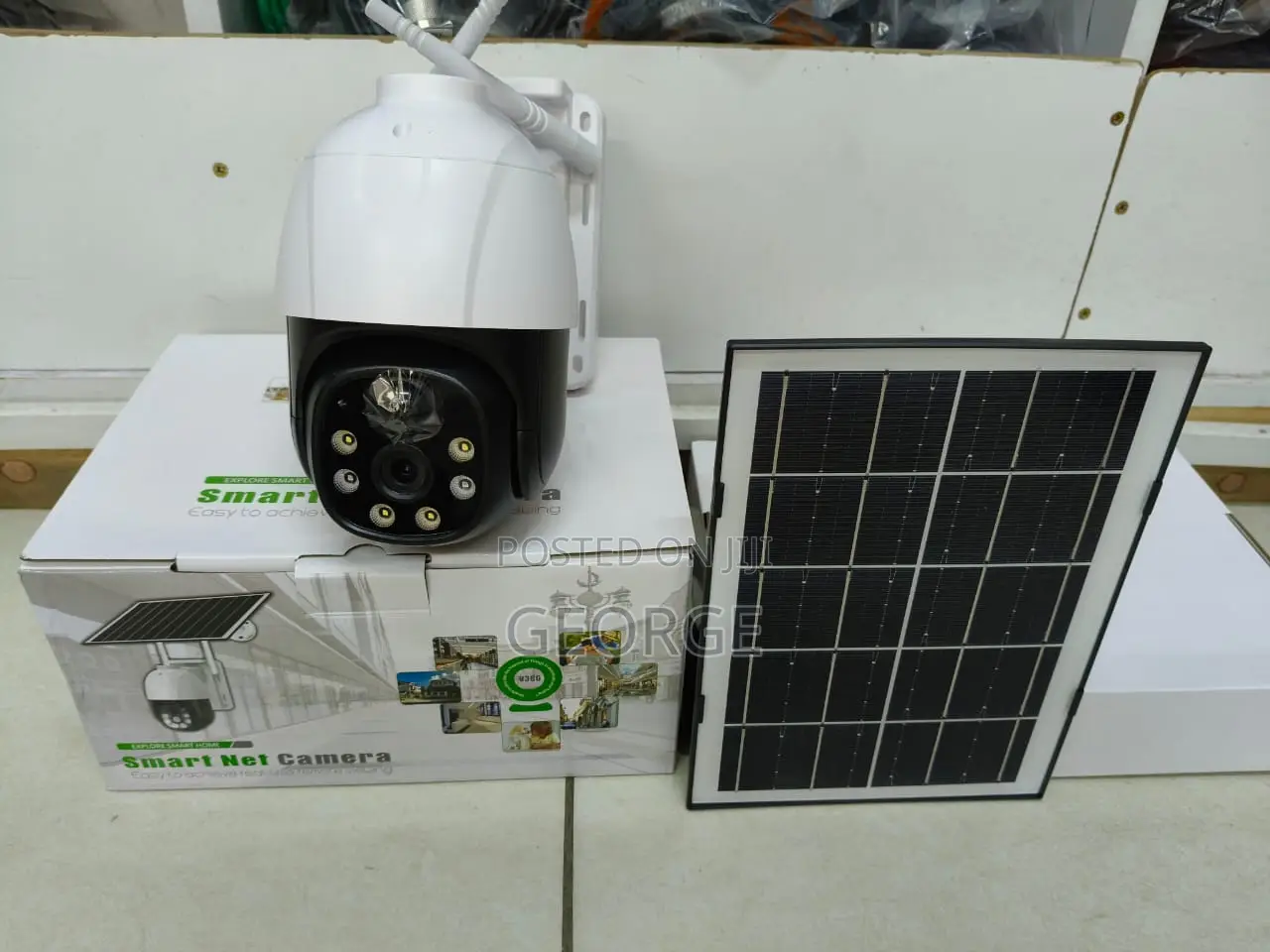 Large Distance 4g Sim Wireless Solar PTZ Camera-