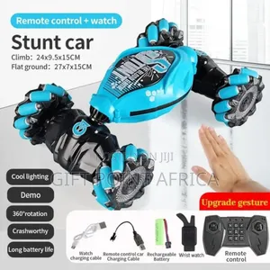 Kids Rechargeable Stunt Toy Car With Hand Gesture Watch