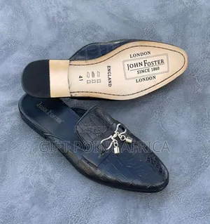 John Foster Leather Mules for Men
