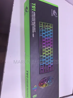 T61 Gaming Mechanical Wireless Rechargeable Keyboard Mouse