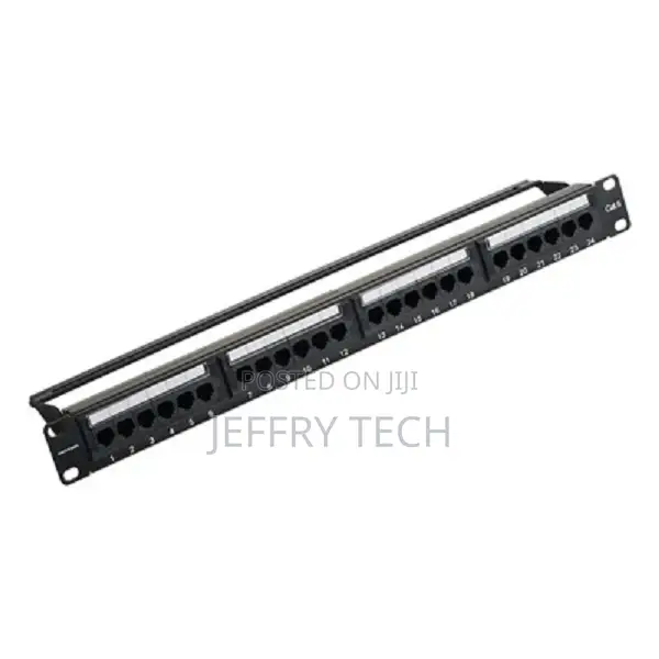 Vention Kgcb0 24-Port Cat6 Unshielded Keystone Patch Panel