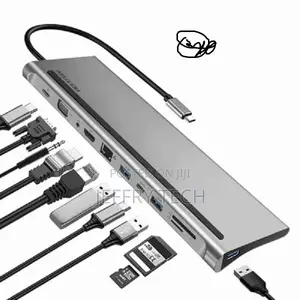 Vention 11 in 1 Usb-C Multi-Function Docking Station - THTHC