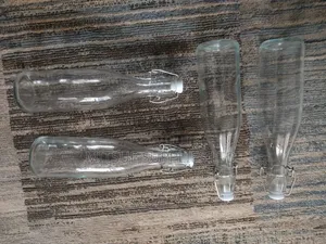 8 Glass Waterbottle 500ml With Flip Clip/Swing Lock Top - Brewing