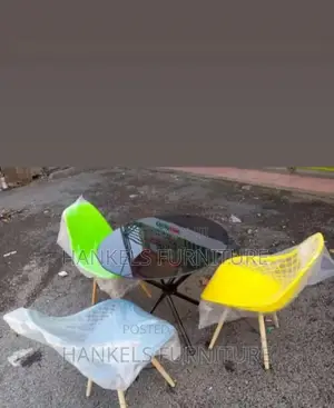 Black Round Table Glass Top