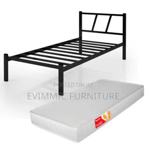 Foldable and Portable Metal Bed 2.6x6 Ft
