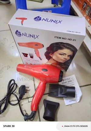 Nunix Hair Blowdry/Hair Dryer Straightener