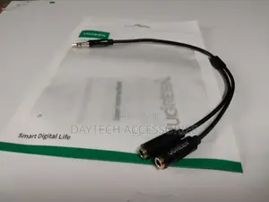 Ugreen Headphone Splitter 3.5mm Male to 2 Dual 3.5mm Female