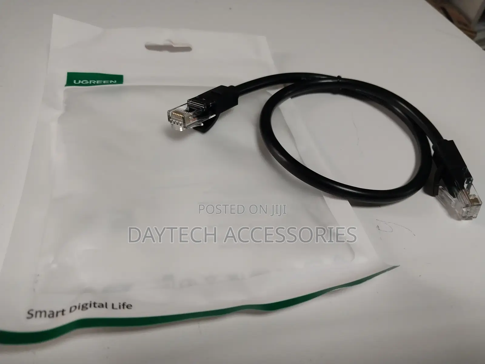 Ugreen 1m Ethernet Cable Cat6 Utp (Black)