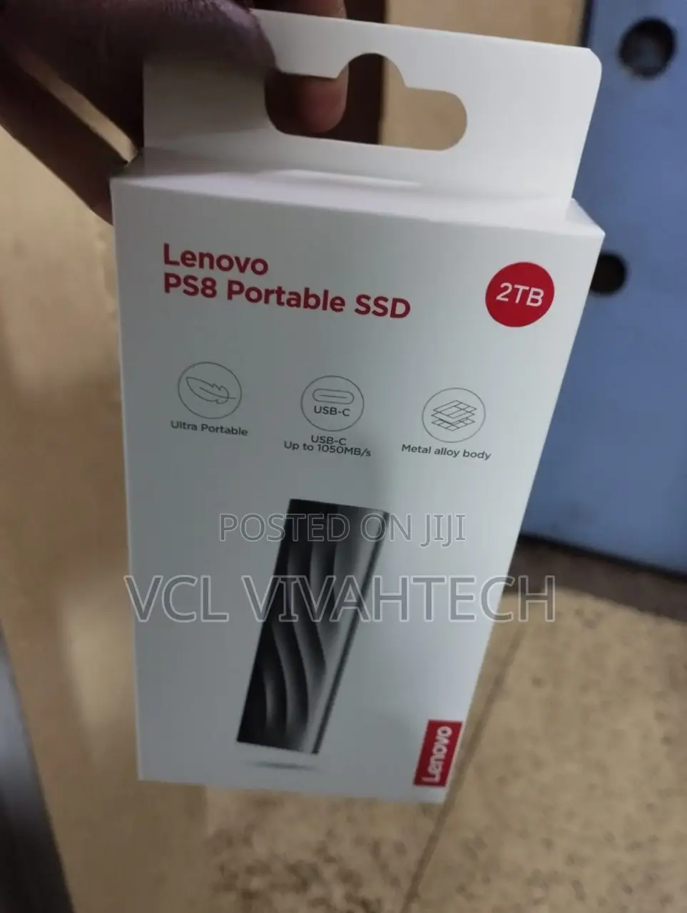 Lenovo Ps8 Portable External SSD 2tb