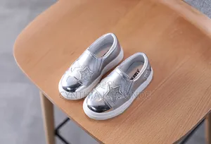 Grey and Pink Girls Shoes